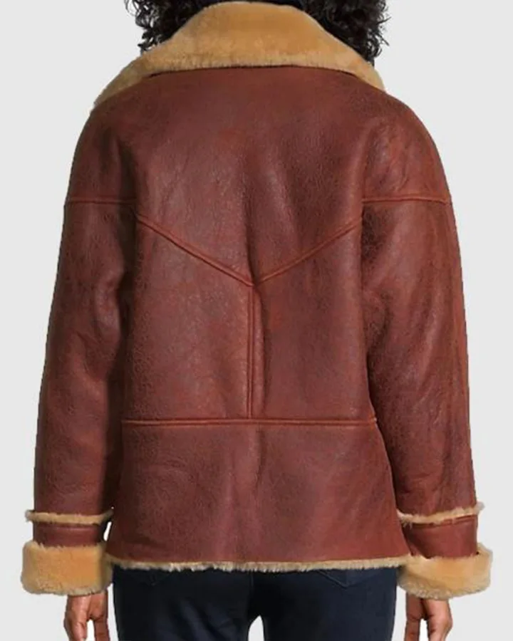 Addis-SF Sandy Vegan Shearling Moto Jacket | William Jacket