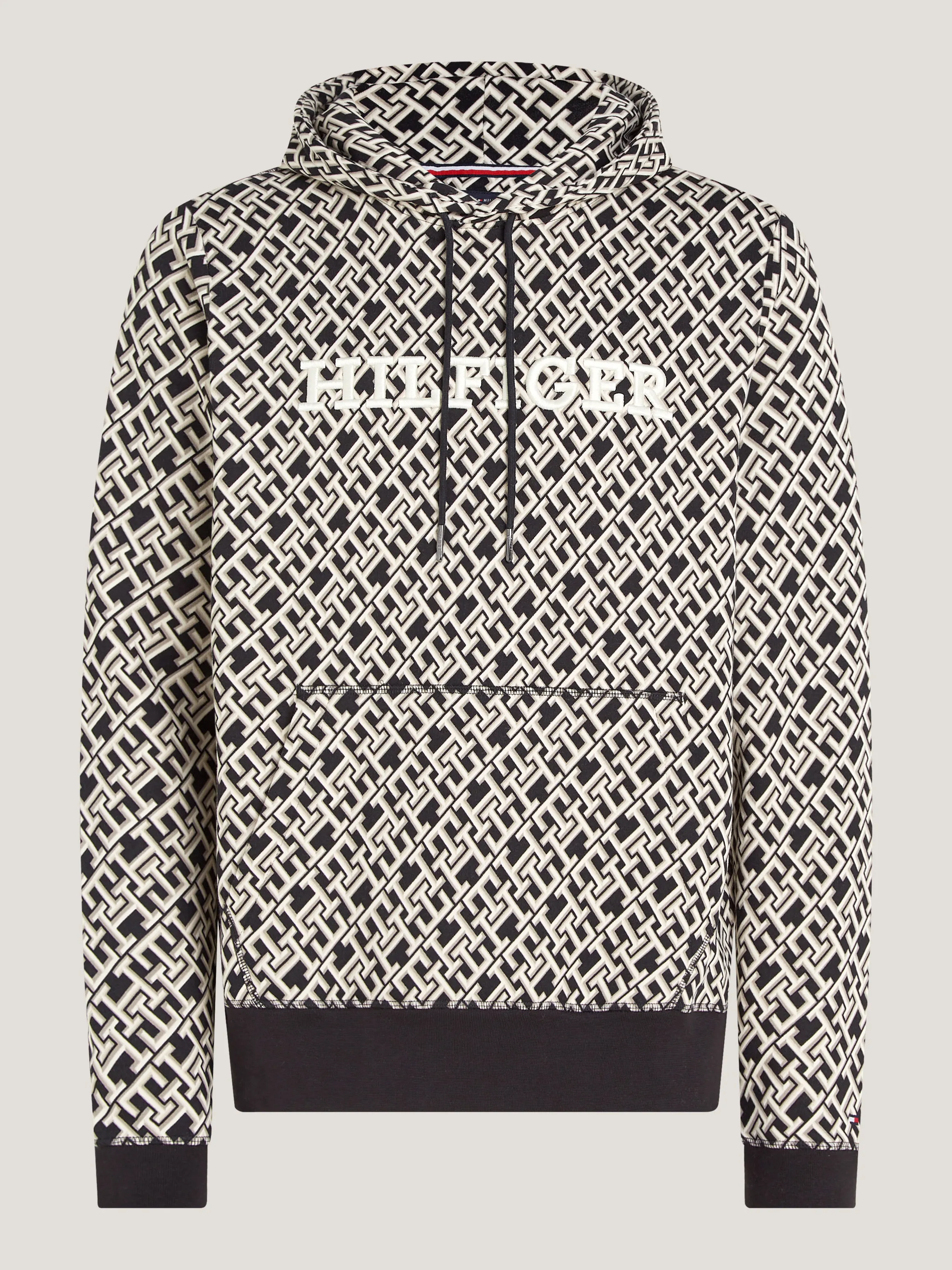 All-Over Print Monogram Hoodie | Sweatshirts & Hoodies | Tommy Hilfiger