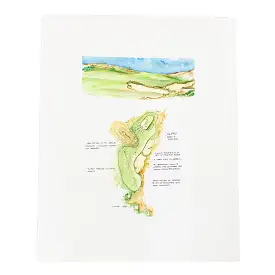 Alps Golf Course Print by Thad Layton