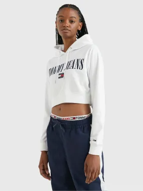 Archive Cropped Fit Double Hoodie | Sweatshirts & Hoodies | Tommy Jeans