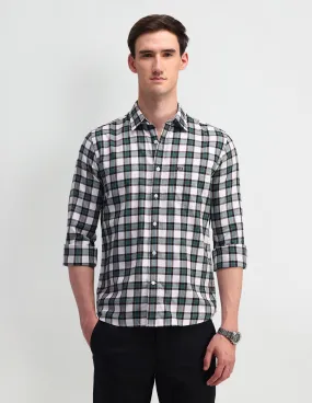 Arrow Sport Gingham Checks Cotton Shirt