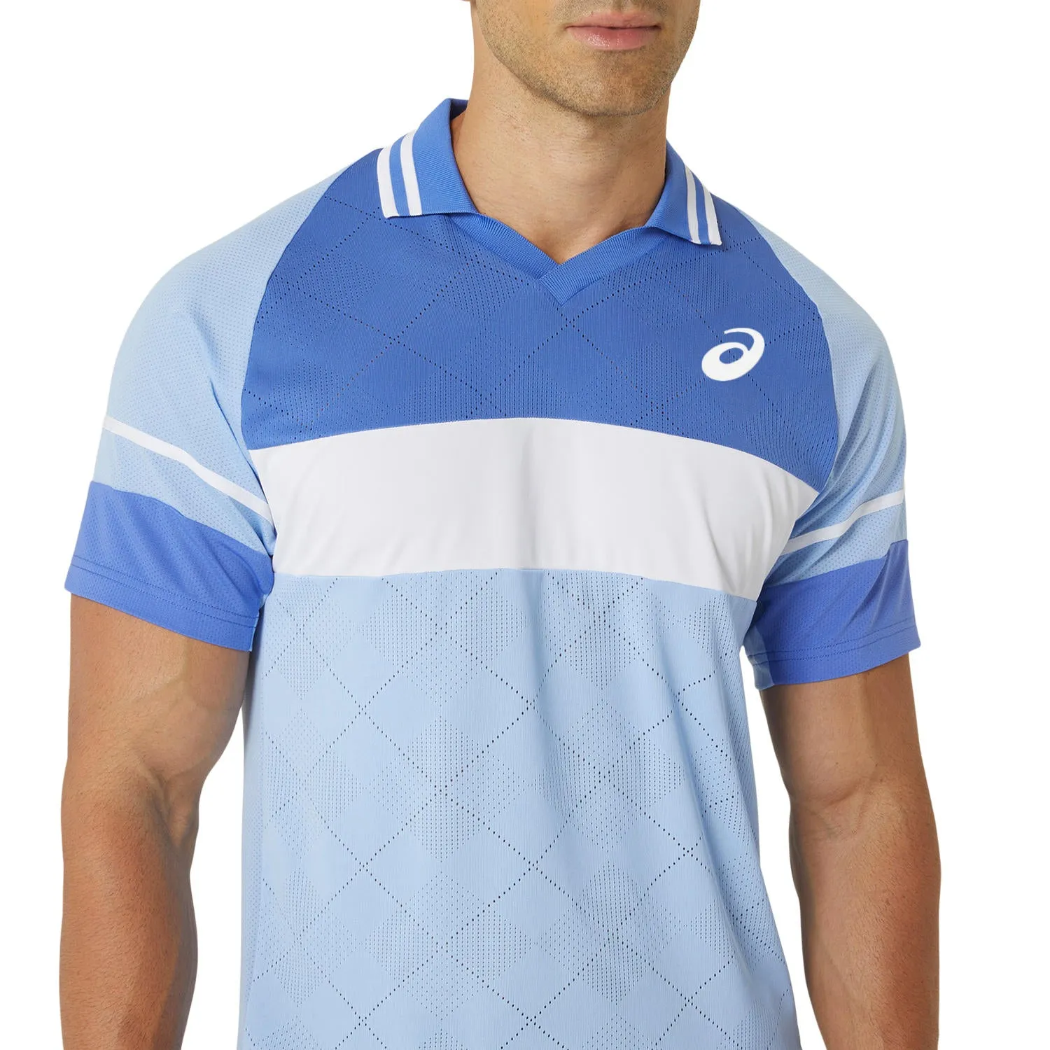 Asics Polo Shirt Match Actibreeze Heren Blauw