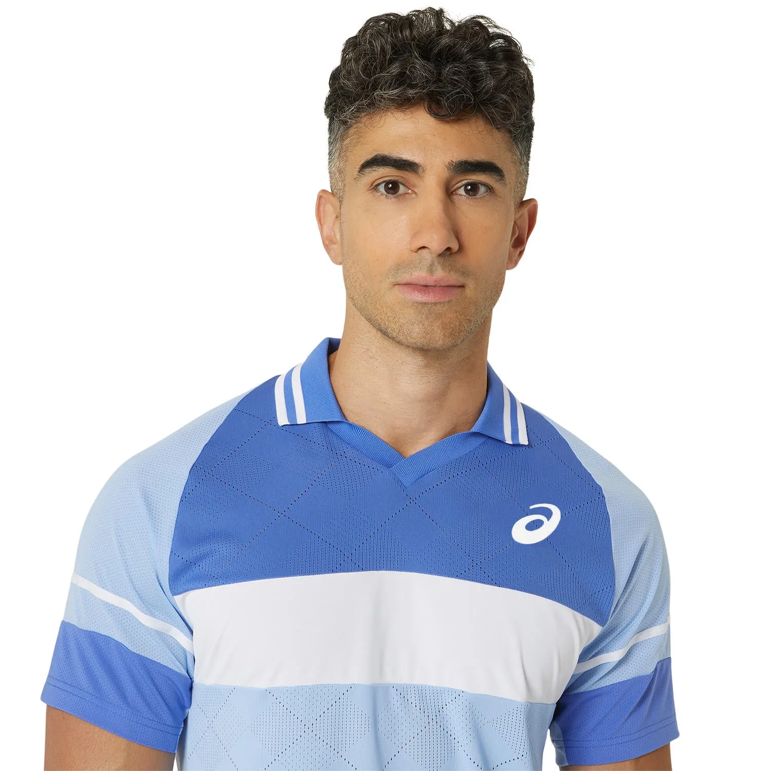 Asics Polo Shirt Match Actibreeze Heren Blauw