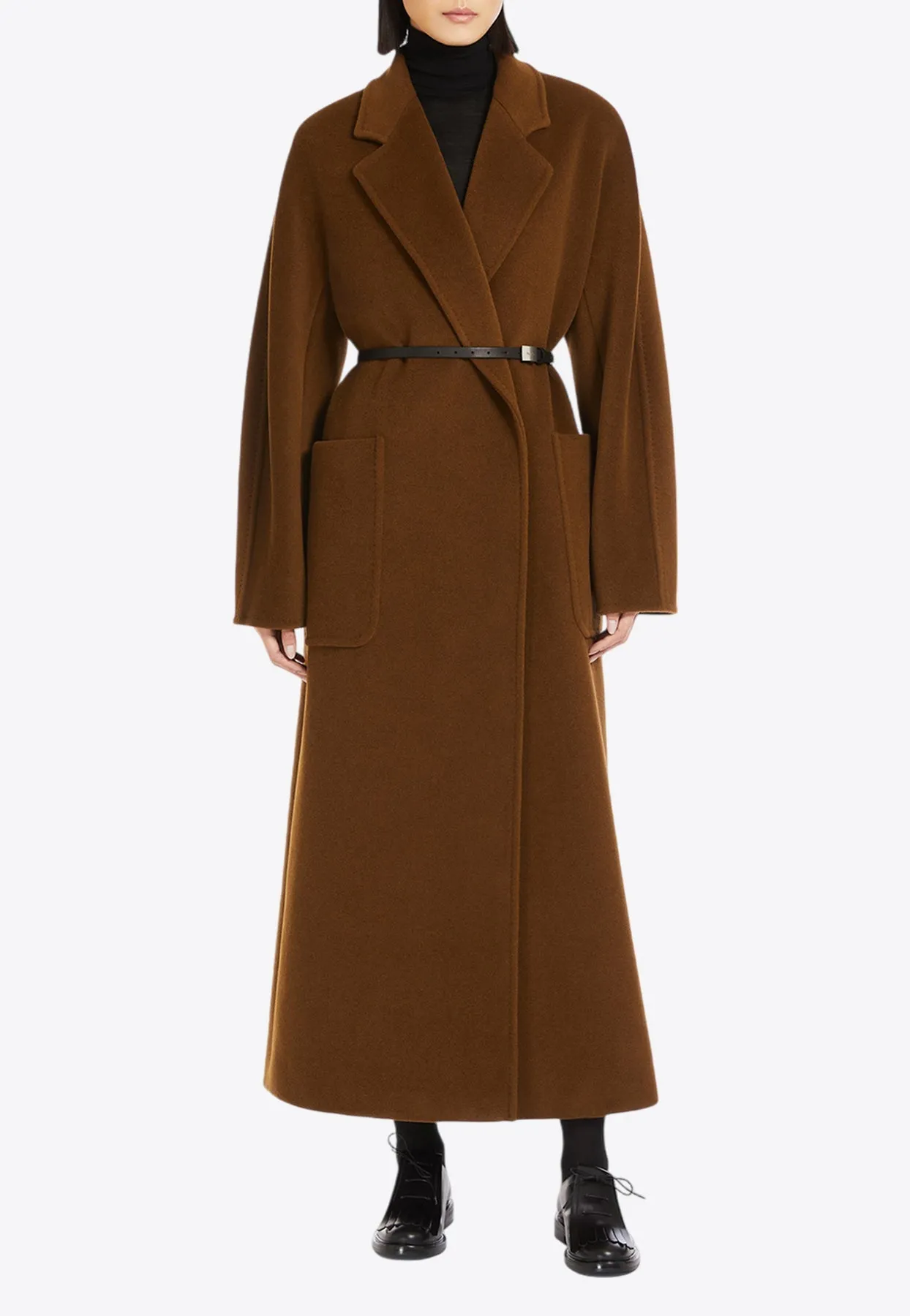 Attuale Double-Breasted Belted Coat