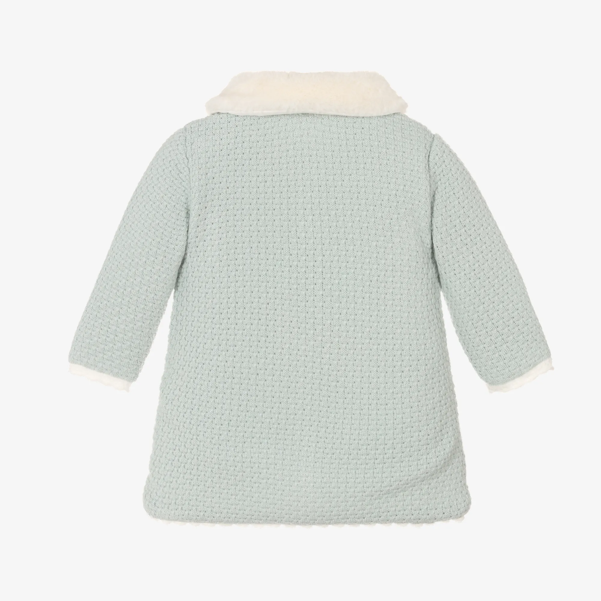 Baby Girls Green Knitted Coat