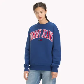 Blue Tommy Classics Logo Sweatshirt | Sweatshirts & Hoodies | Tommy Hilfiger