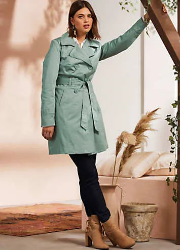 bonprix Belted Trench Coat | Grattan