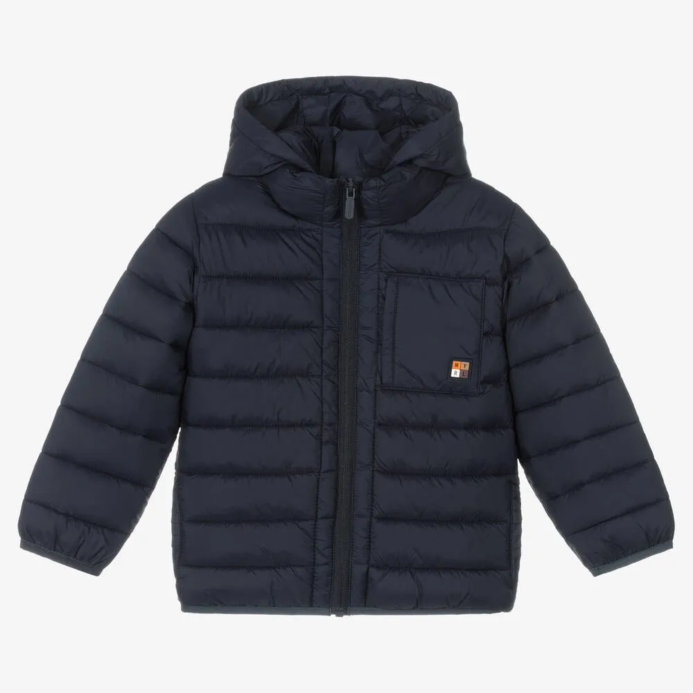 Boys Blue Puffer Jacket