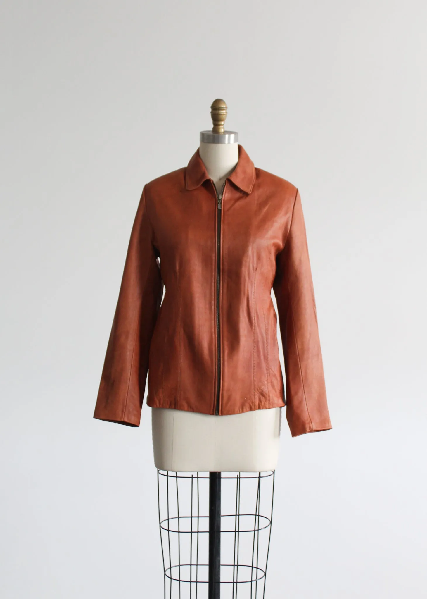 buttersoft honey leather jacket