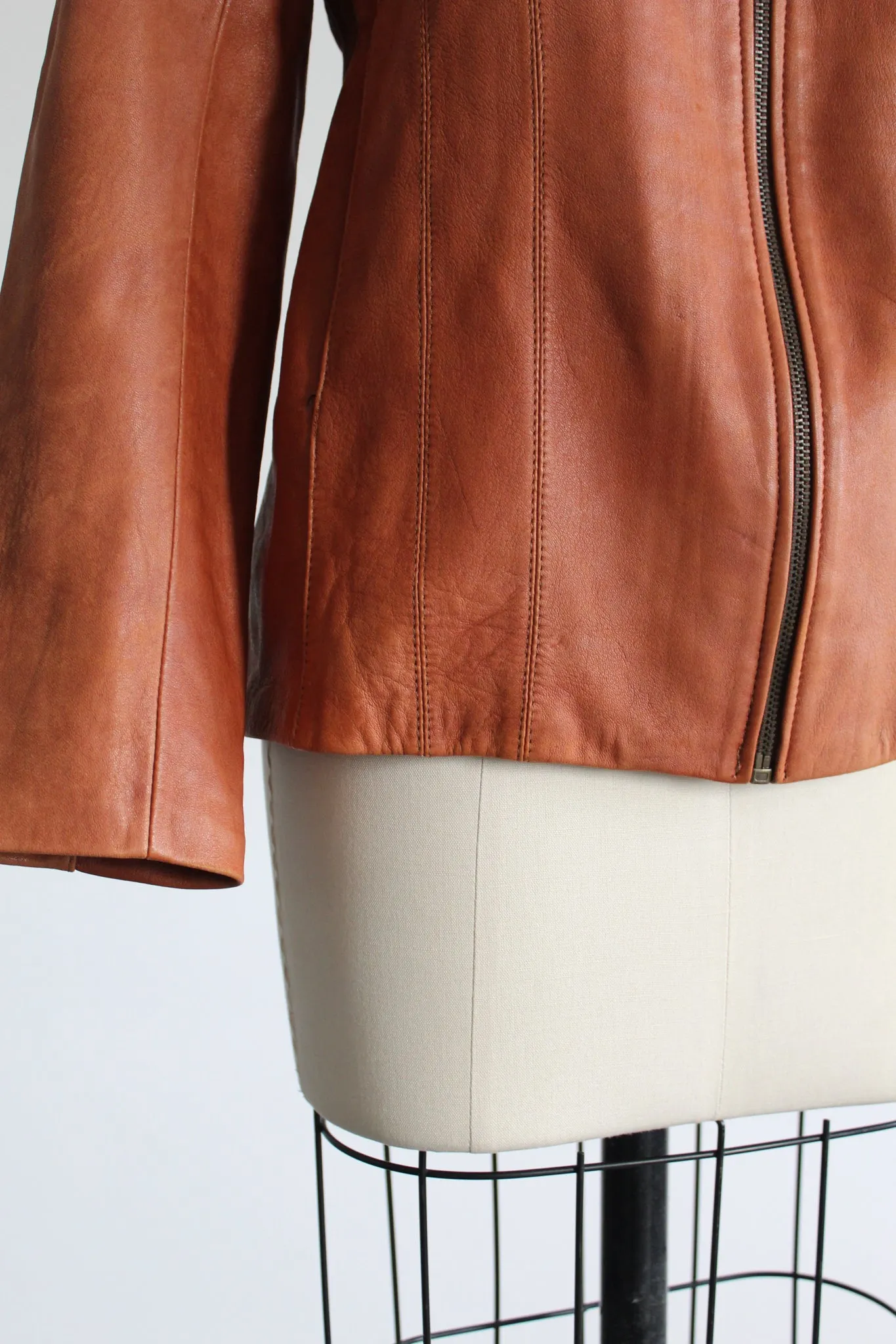 buttersoft honey leather jacket