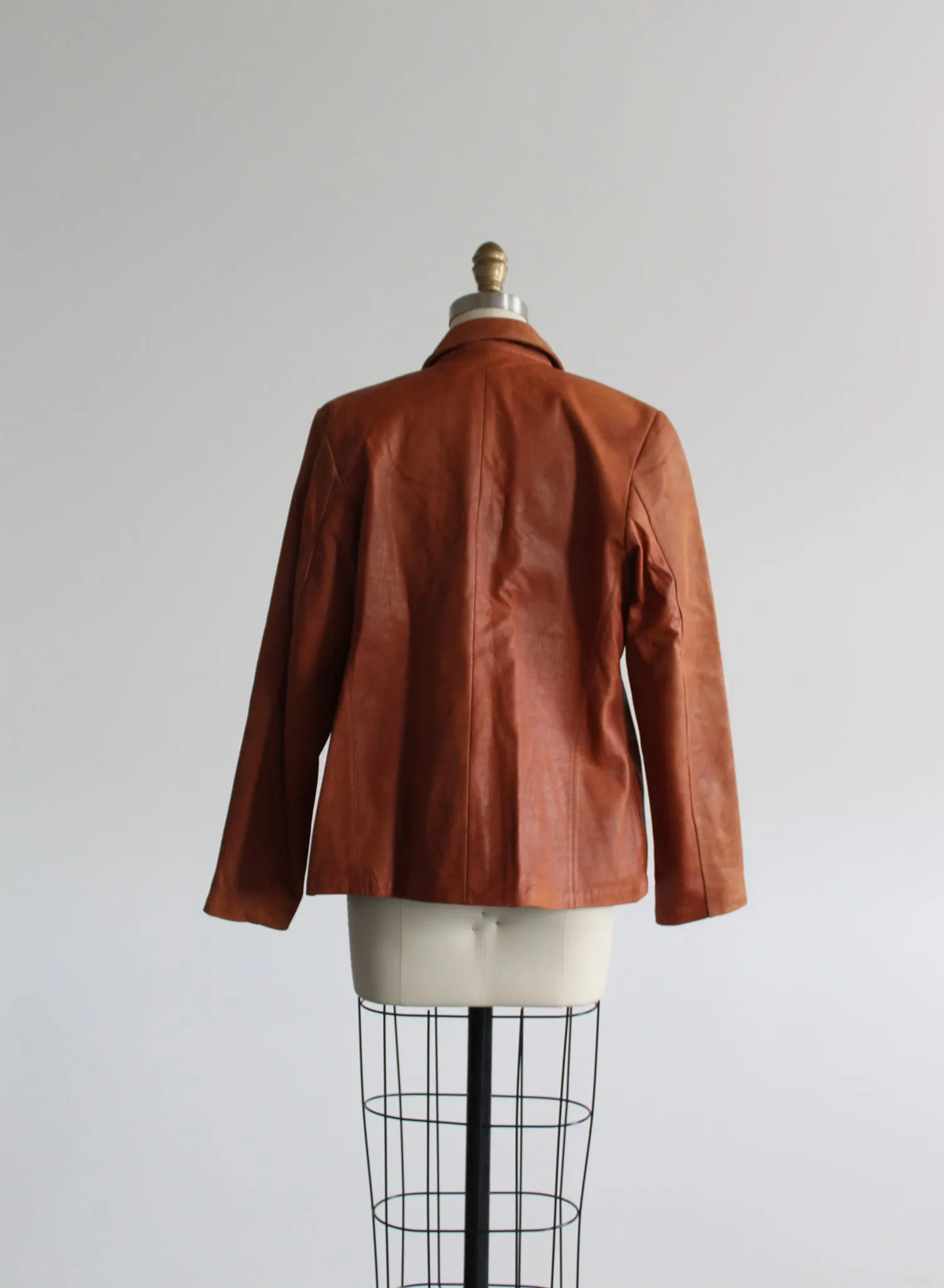 buttersoft honey leather jacket