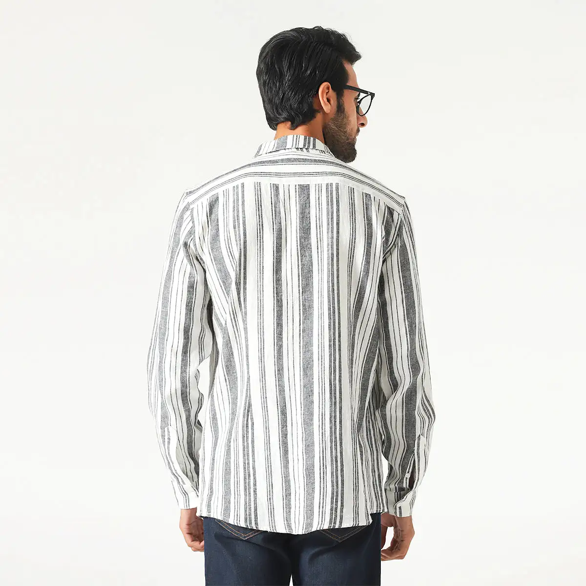 Button Down Striper-HWMF322004