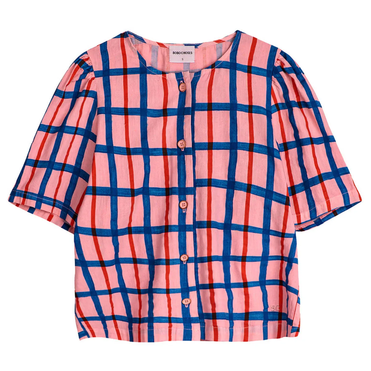 Buttoned Shirt - Pink Checks