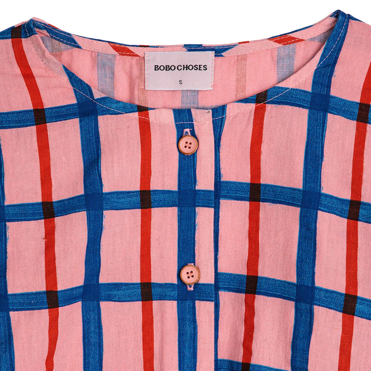 Buttoned Shirt - Pink Checks