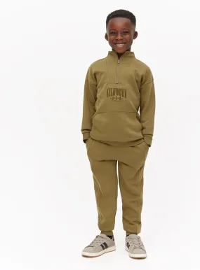 Buy Khaki Sweatshirt & Joggers 8 years | Jumpers and hoodies | Tu