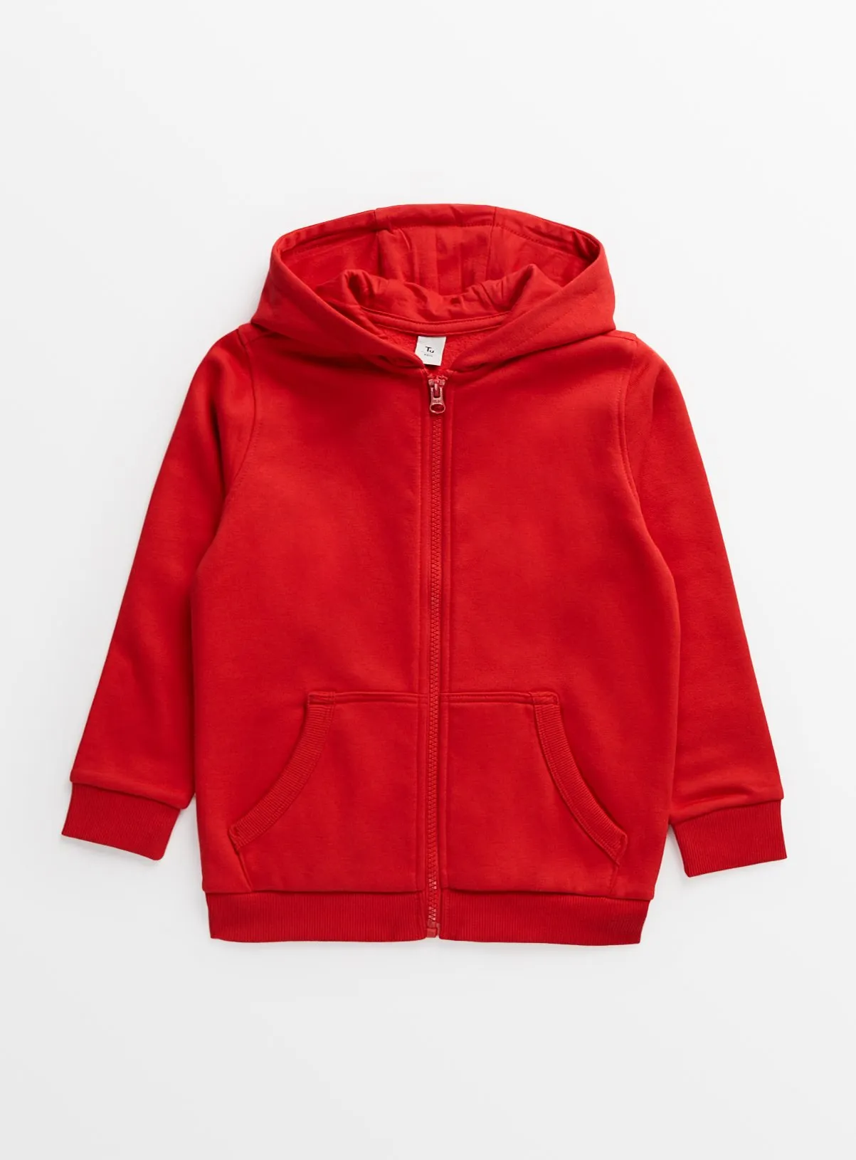 Buy Red Zip-Through Hoodie 12 years | Jumpers and hoodies | Tu