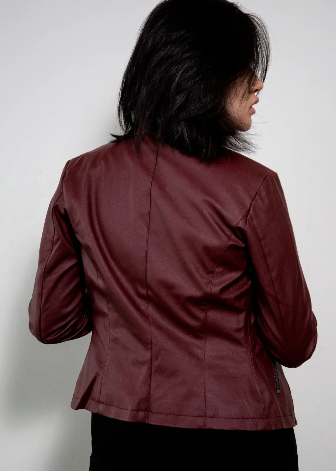 Buy Womens Claire Redfield Resident Evil Red Moto Leather Jacket