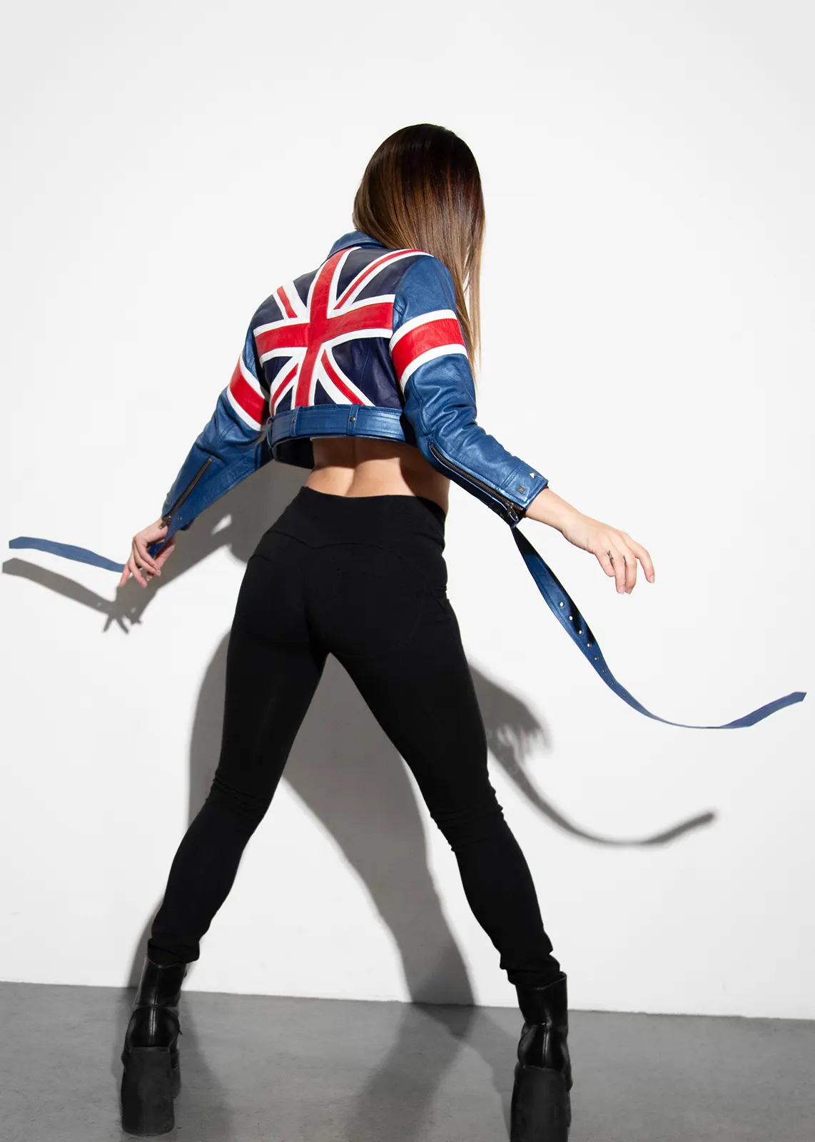 Cammy British Flag Jacket | Motorcycle Leather UK Flag Jacket