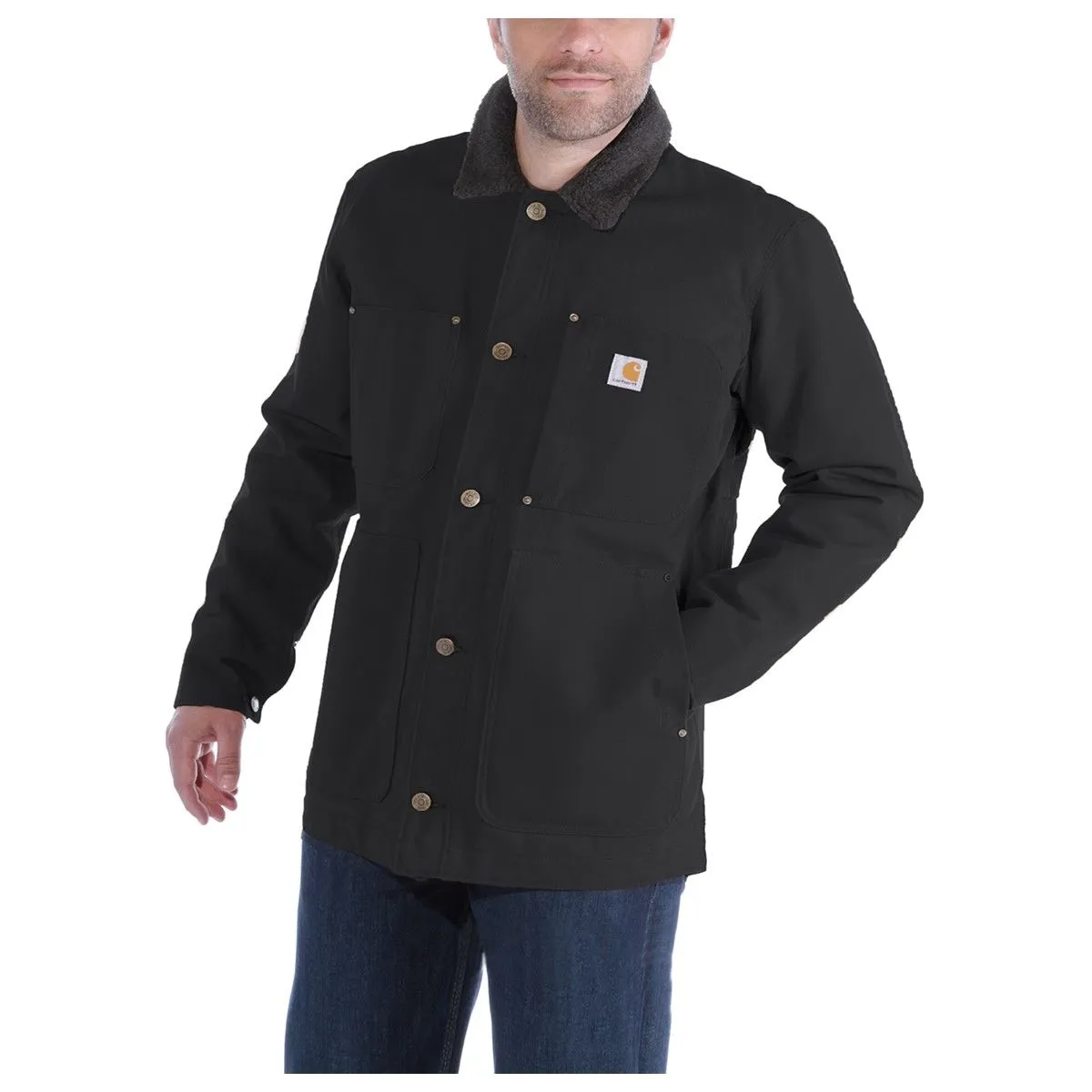 Carhartt 102707 Chore Coat Duck Full Swing Jacket - Black