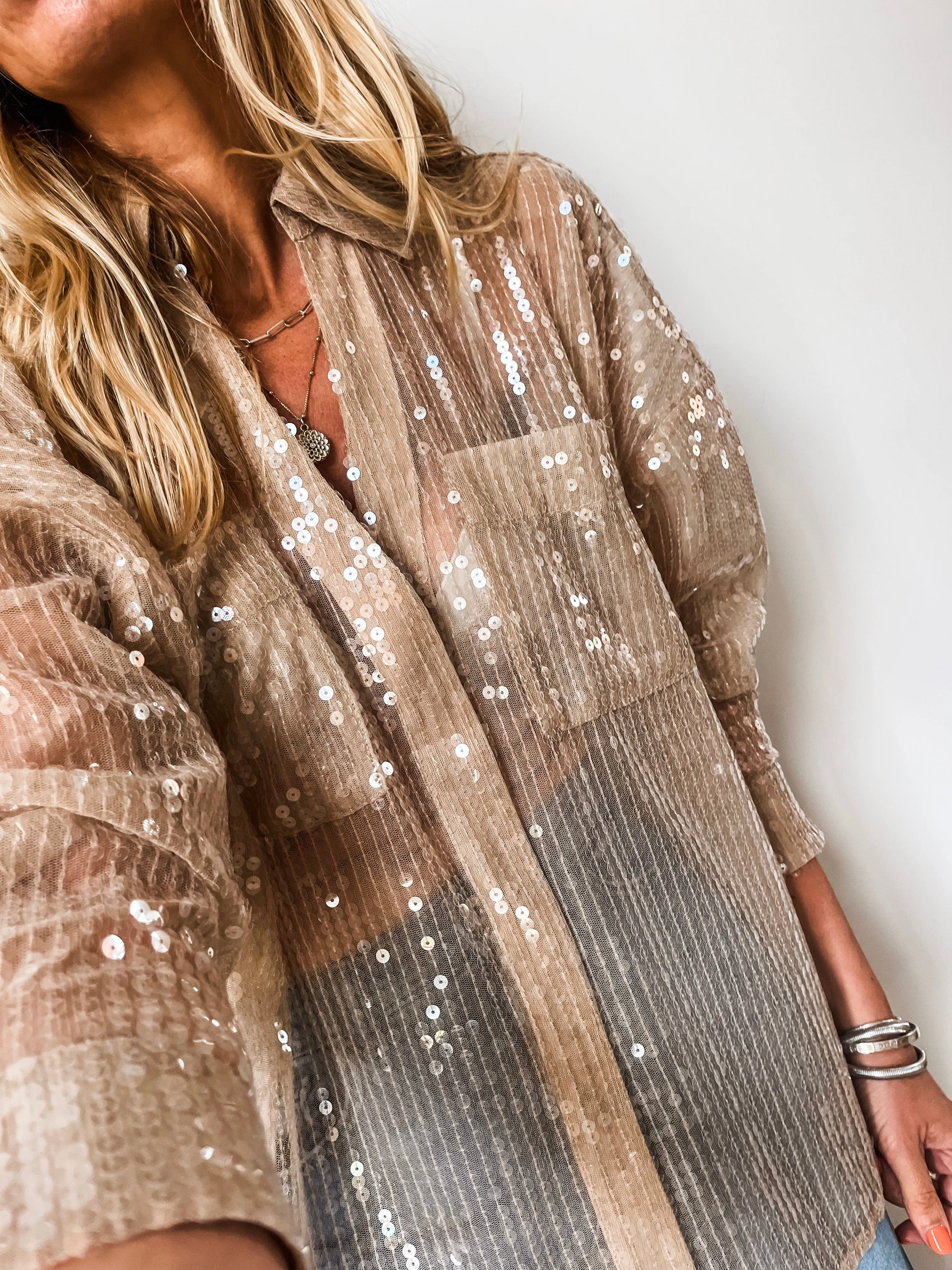 Charlie Sequin Shirt PREMIUM BRAND