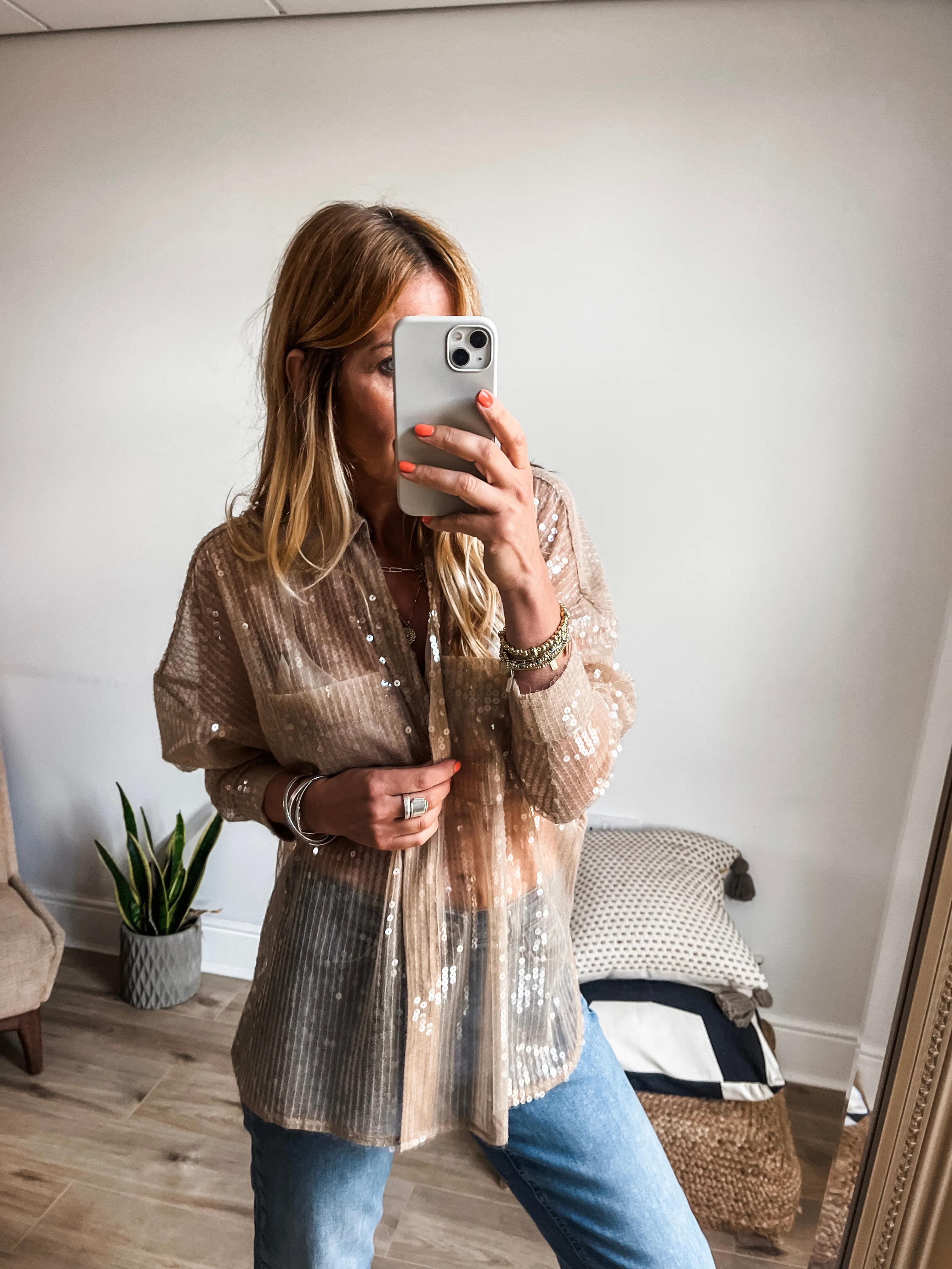 Charlie Sequin Shirt PREMIUM BRAND