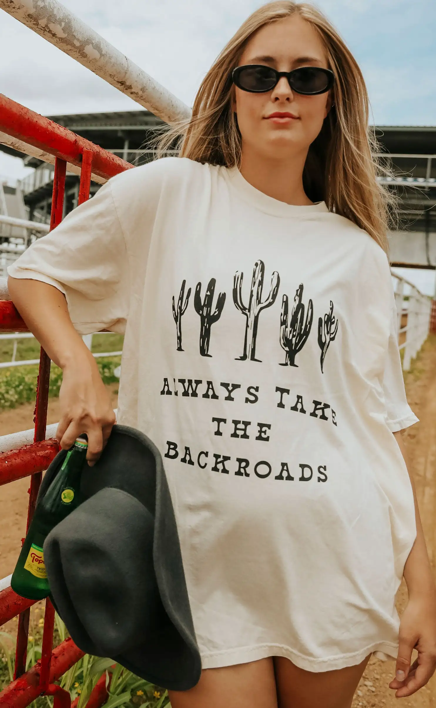 charlie southern: backroads t shirt