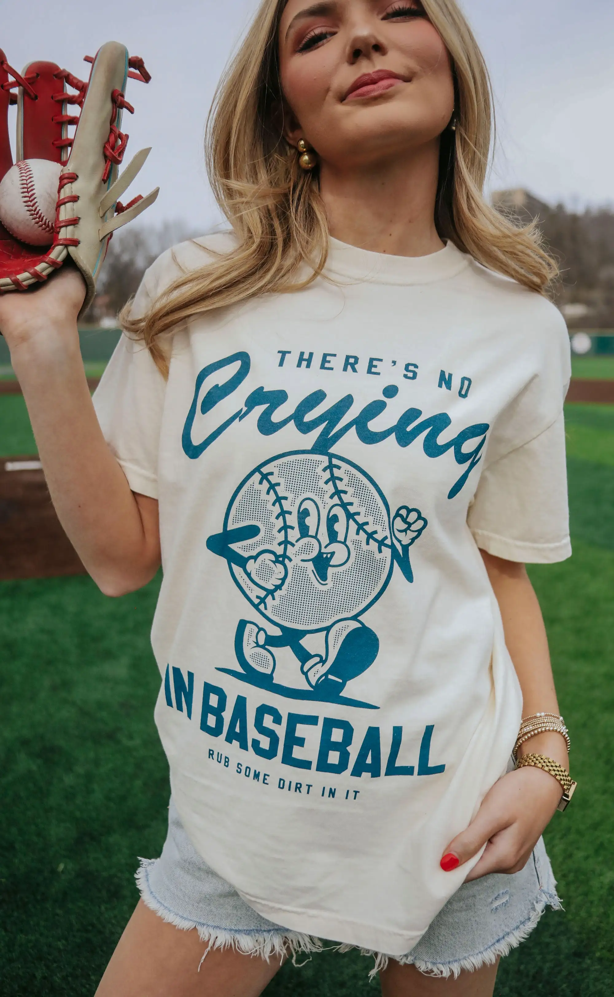 charlie southern: no crying in baseball t shirt