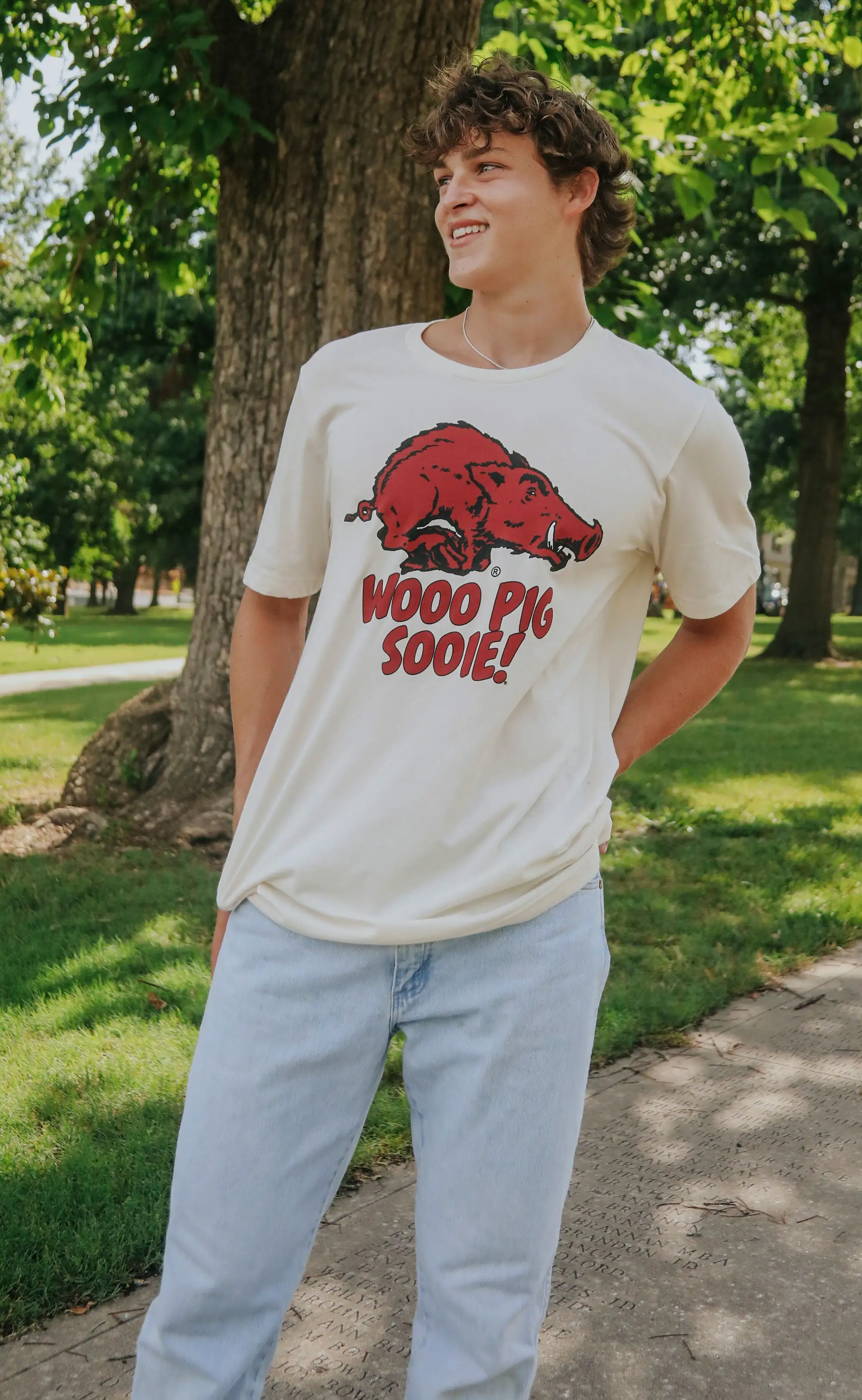 charlie southern: woo pig sooie vault t shirt