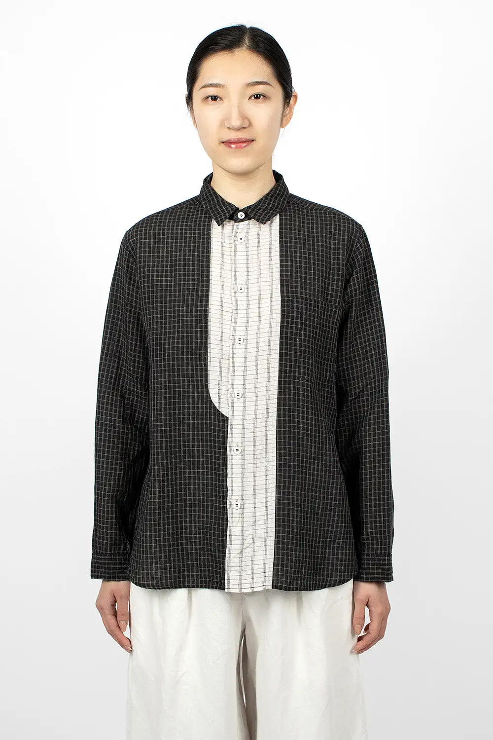 Check Shirt Charcoal