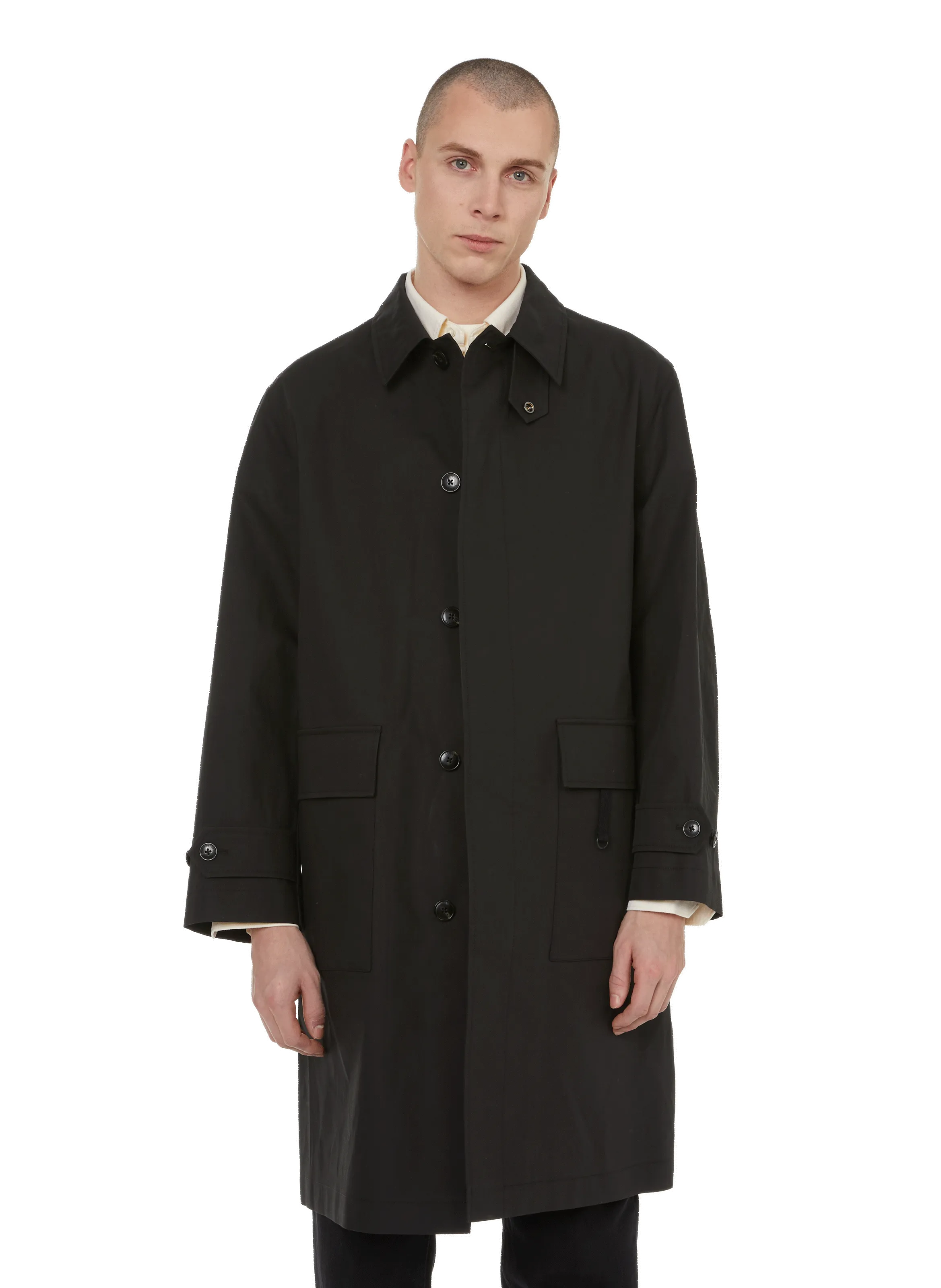 CLOSED  Cotton trench coat - Black