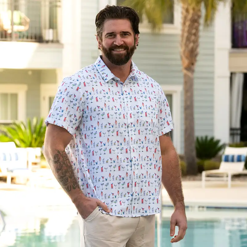 Cocktail Social Button Down Shirt