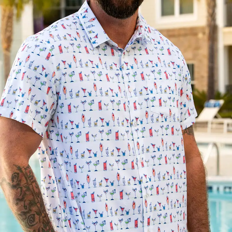 Cocktail Social Button Down Shirt