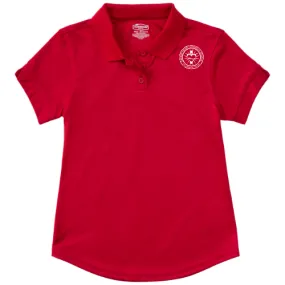 (CR864X) Junior Girls Fit Moisture Wicking Polo - Sacred Heart