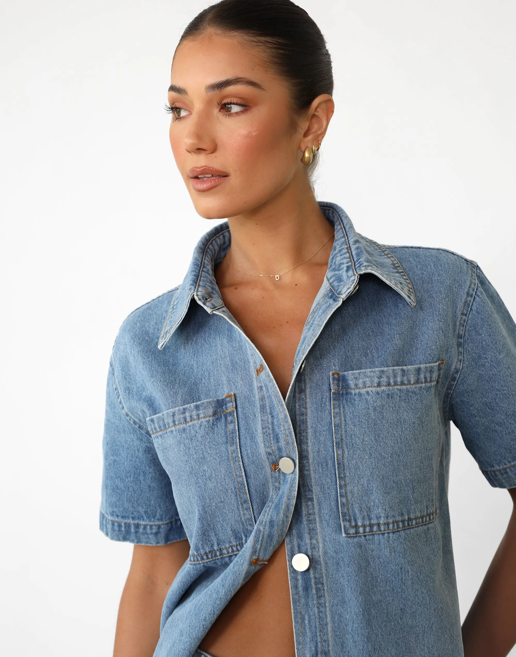 Elizha Shirt (Blue Denim)