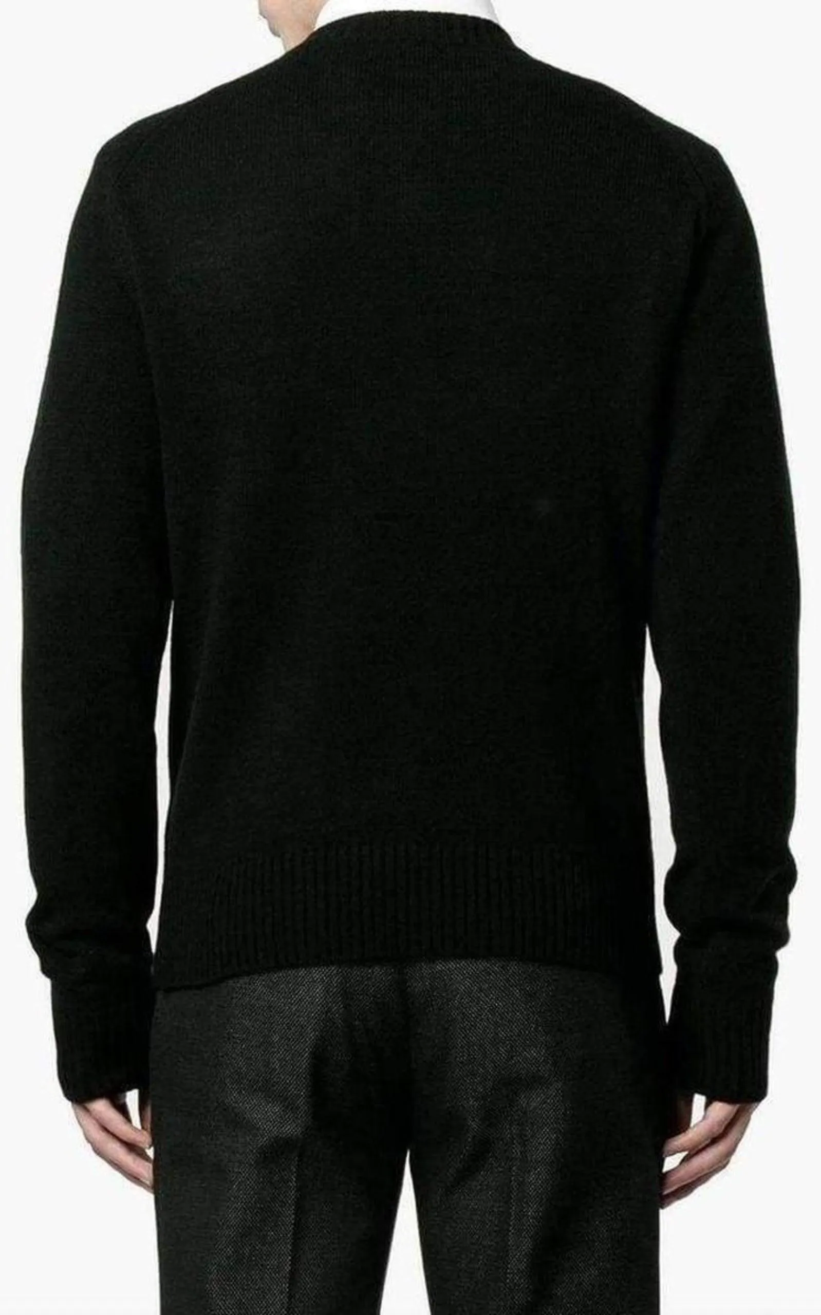 Embroidered Master Patch Cashmere Sweater