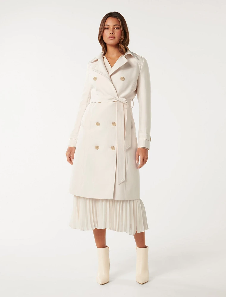 EverNew Bianca Mac Trench Coat