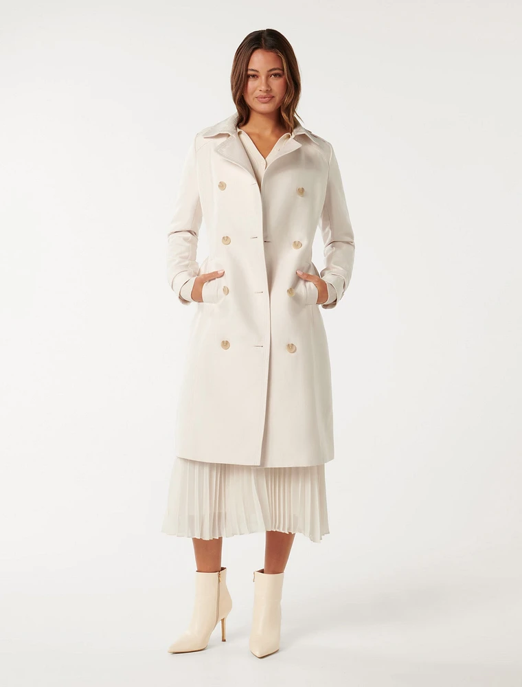 EverNew Bianca Mac Trench Coat