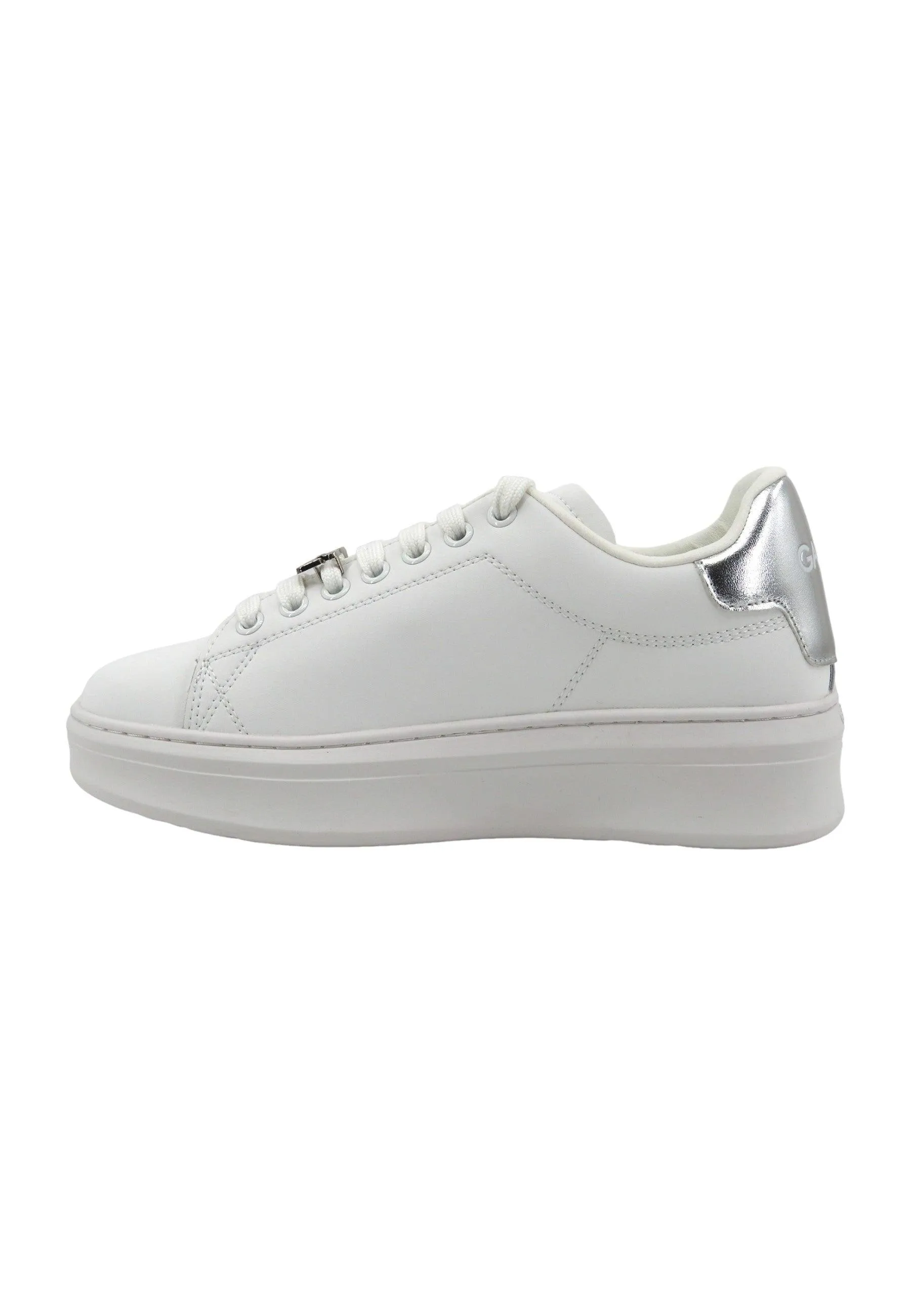 GAELLE Sneaker Donna Argento Bianco GACAW00018