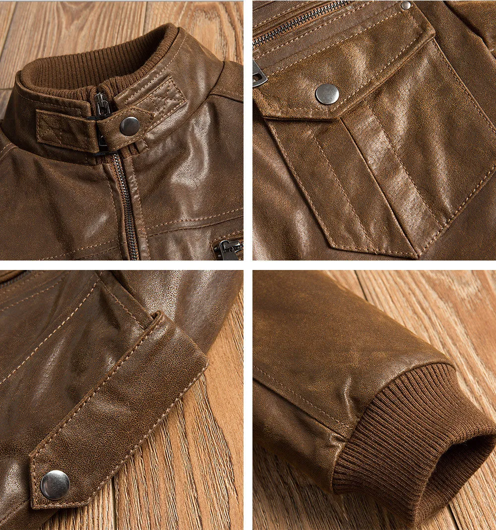 Genuine leather jacket Messoni