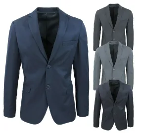 Giacca Blazer uomo Blu Nero Grigio slim fit elegante formale casual cerimonia