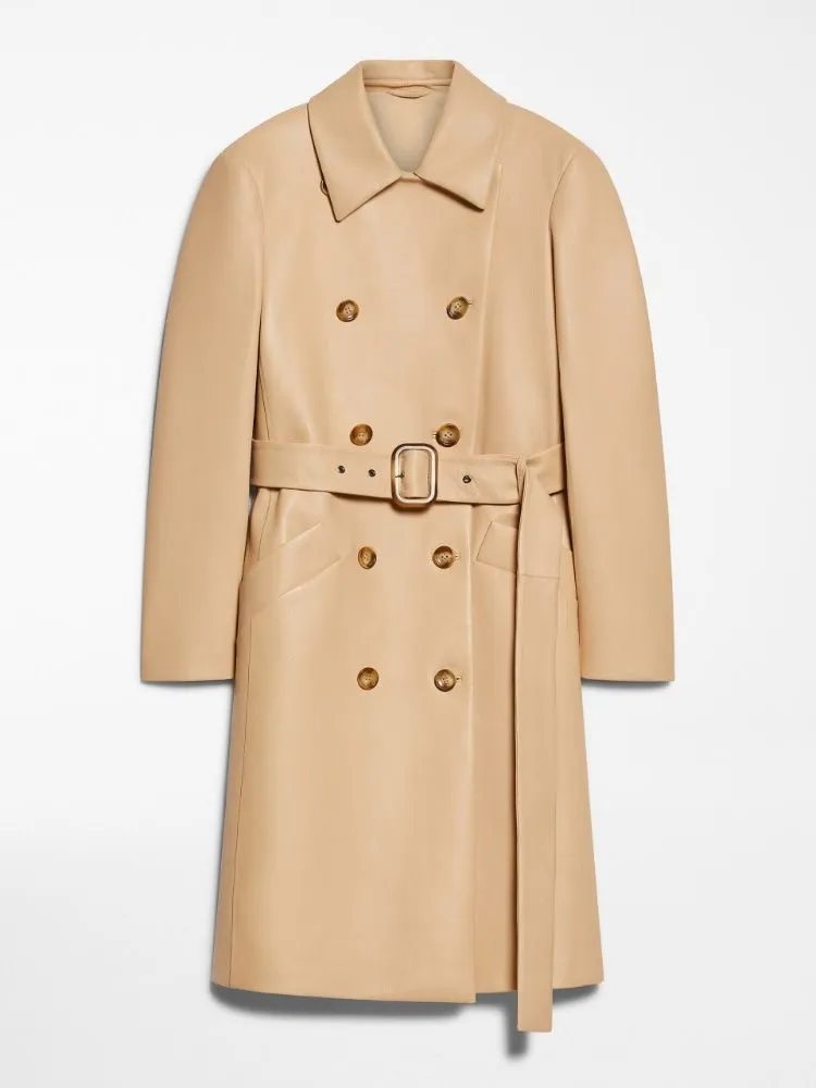 GIOSTRA - NAPPA LEATHER TRENCH COAT