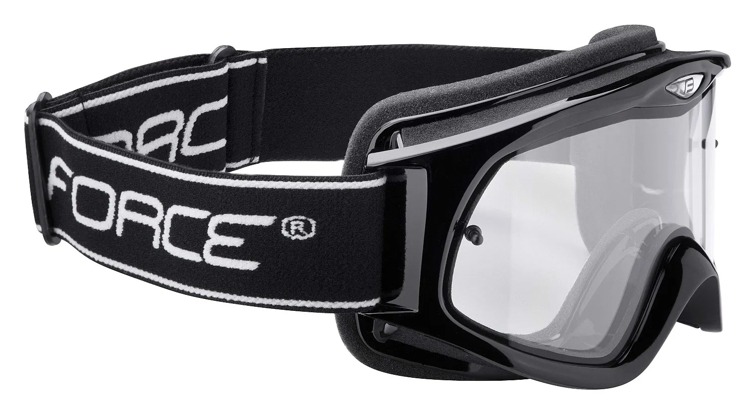 glasses FORCE Downhill - Black/Transparent