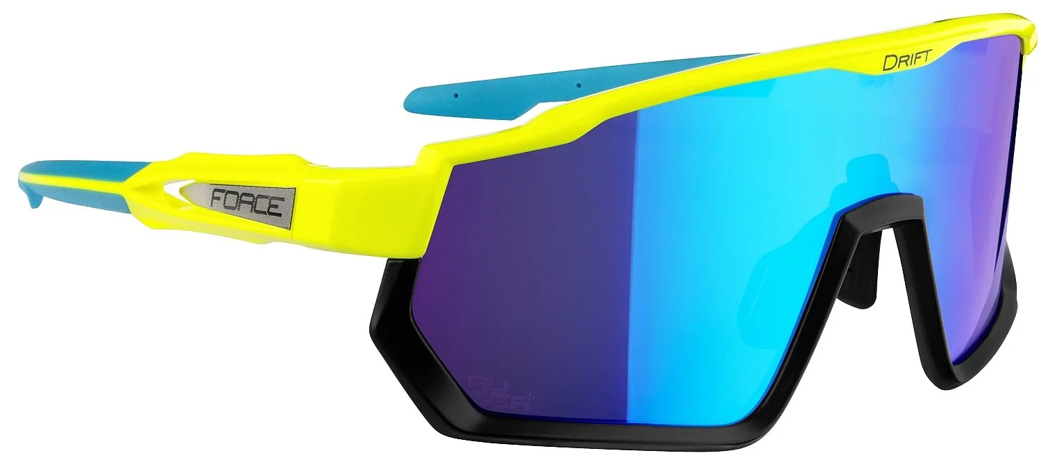 glasses FORCE Drift - Fluo Black/Blue