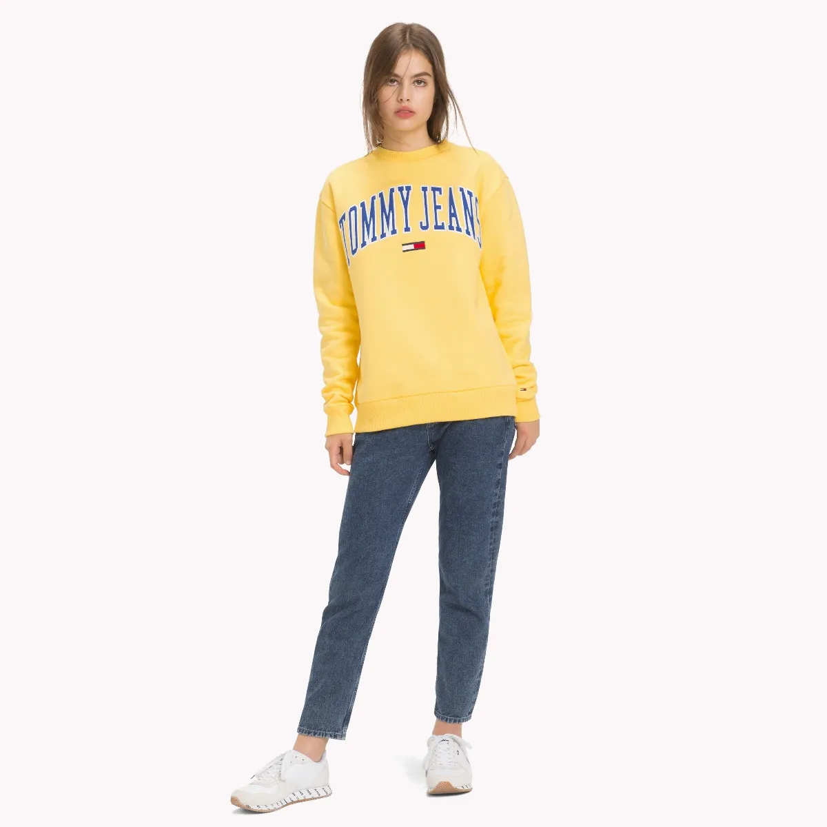 Gold Tommy Classics Logo Sweatshirt | Sweatshirts & Hoodies | Tommy Hilfiger