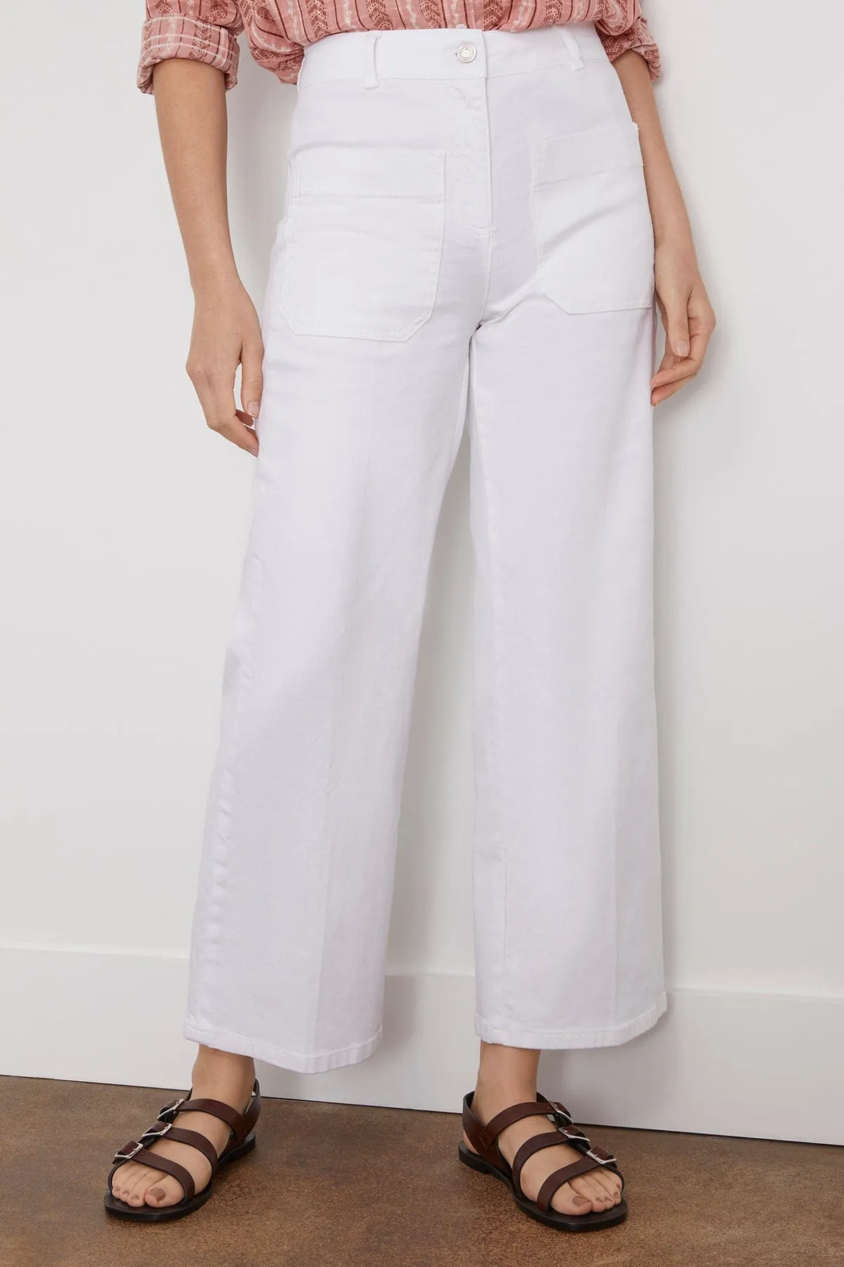 Helias Pant in Blanc