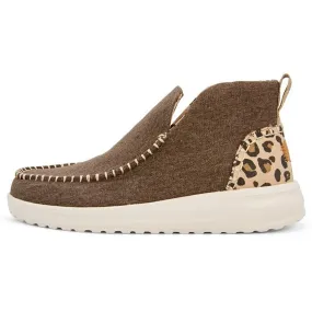 HEYDUDE Denny Heavy Canvas Boot Leopard