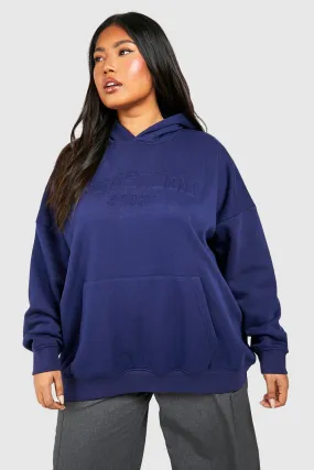 Hoodies & Sweatshirts | Plus Dsgn Studio Embossed Oversized Hoodie | boohoo