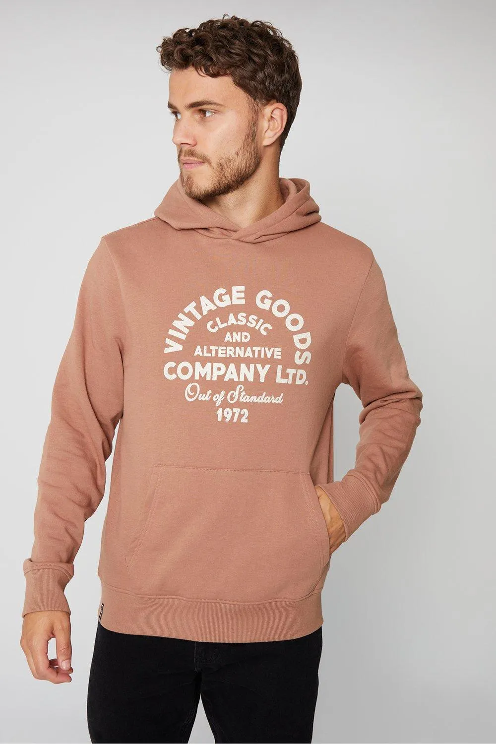 Hoodies & Sweatshirts | 'Granby' Vintage Graphic Hoodie | Threadbare