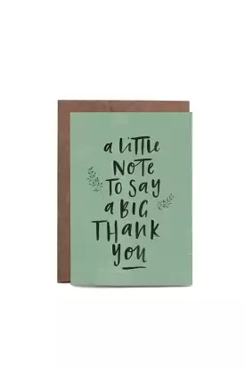 In The Daylight - A Little Note - Greeting Card