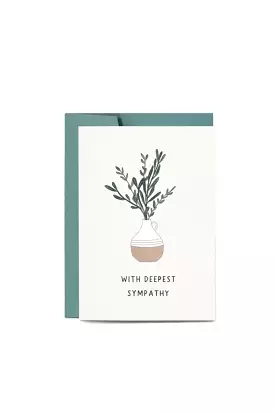 In The Daylight - Greeting Card - Deepest Sympathy Branches